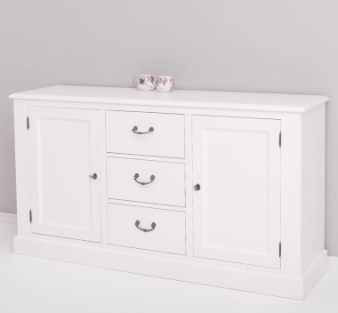 Bufet cu 2 usi, 3 sertare, BAS de la Rustic Butique PS370BAS - Culoare_P039 - VOPSIT