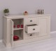 Bufet cu 2 usi, 3 sertare, BAS de la Rustic Butique PS370BAS - Culoare_P024 - VOPSIT