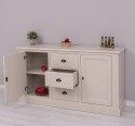 Bufet cu 2 usi, 3 sertare, BAS de la Rustic Butique PS370BAS - Culoare_P024 - VOPSIT