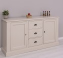 Bufet cu 2 usi, 3 sertare, BAS de la Rustic Butique PS370BAS - Culoare_P024 - VOPSIT
