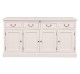 Bufet cu 4 usi, 4 sertare, BAS de la Rustic Butique PS365BAS - P028++P024A - 2 STRATURI DE CULORI ANTICHIZAT