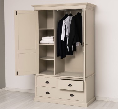 Dulap cu 2 usi si 3 sertare de la Rustic Butique PS127 - Culoare_P024A - VOPSIT ANTICHIZAT