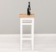 Scaun bar, blat stejar de la Rustic Butique PS190 - Culoare TopP061 - Culoare Corp_P004A - DUBLU COLOR