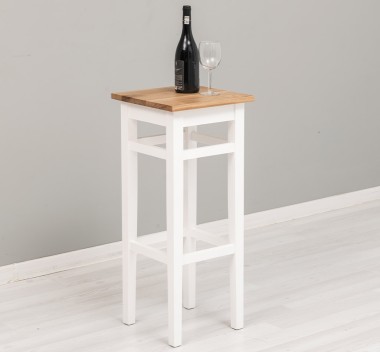 Scaun bar, blat stejar de la Rustic Butique PS190 - Culoare TopP061 - Culoare Corp_P004A - DUBLU COLOR