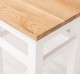 Scaun bar, blat stejar de la Rustic Butique PS190 - Culoare TopP061 - Culoare Corp_P004A - DUBLU COLOR
