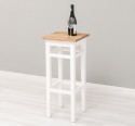 Scaun bar, blat stejar de la Rustic Butique PS190 - Culoare TopP061 - Culoare Corp_P004A - DUBLU COLOR