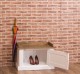 Baza cuier ornamentat, 1 usa, BAS de la Rustic Butique PS538BAS - Top Culoare_P001 - Corp Culoare_P004 - DUBLU COLOR