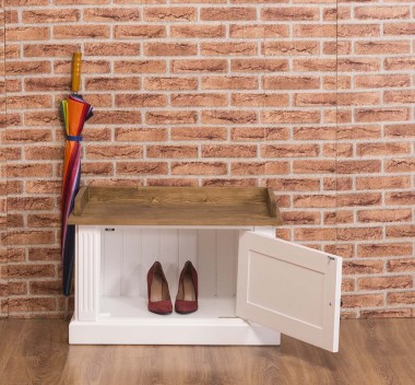 Baza cuier ornamentat, 1 usa, BAS de la Rustic Butique PS538BAS - Top Culoare_P001 - Corp Culoare_P004 - DUBLU COLOR