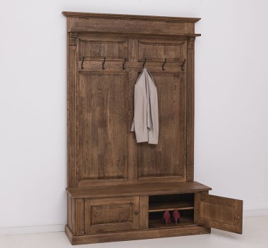 Cuier cu 2 usi stejar de la Rustic Butique OPS366 - Culoare_P064 - PERIAT ADANC