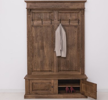 Cuier cu 2 usi stejar de la Rustic Butique OPS366 - Culoare_P064 - PERIAT ADANC