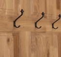 Cuier cu 2 usi stejar de la Rustic Butique OPS366 - Culoare_P061 - LACUIT