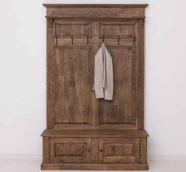 Cuier cu 2 usi stejar de la Rustic Butique OPS366 - Culoare_P064 - PERIAT ADANC