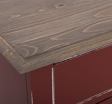 Pantofar cu 2 usi, 2 sertare de la Rustic Butique PS358 - Culoare Top_P068 - Culoare Corp_P004++P029A - TRIPLU COLOR