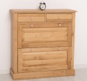 Dulap 2 usi si 2 sertare, stejar de la Rustic Butique OPS358 - Culoare_P061 - LACUIT