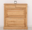 Dulap 2 usi si 2 sertare, stejar de la Rustic Butique OPS358 - Culoare_P061 - LACUIT