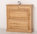 Dulap 2 usi si 2 sertare, stejar de la Rustic Butique OPS358 - Culoare_P061 - LACUIT
