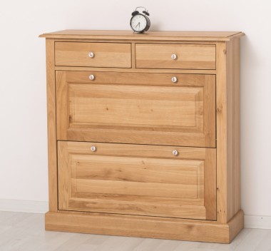 Dulap 2 usi si 2 sertare, stejar de la Rustic Butique OPS358 - Culoare_P061 - LACUIT