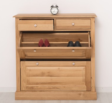 Dulap 2 usi si 2 sertare, stejar de la Rustic Butique OPS358 - Culoare_P061 - LACUIT