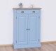 Dulap cu 2 usi si 1 sertar, blat stejar de la Rustic Butique PS422 - Culoare Top_P089 - Culoare Corp_P053 - DUBLU COLOR