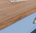 Dulap cu 2 usi si 1 sertar, blat stejar de la Rustic Butique PS422 - Culoare Top_P089 - Culoare Corp_P053 - DUBLU COLOR
