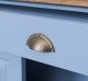 Dulap cu 2 usi si 1 sertar, blat stejar de la Rustic Butique PS422 - Culoare Top_P089 - Culoare Corp_P053 - DUBLU COLOR