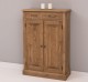 Dulap cu 2 usi si 1 sertar, blat stejar de la Rustic Butique PS422 - Culoare_P001 - CERUIT