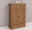 Dulap cu 2 usi si 1 sertar, blat stejar de la Rustic Butique PS422 - Culoare_P001 - CERUIT