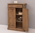 Dulap cu 2 usi si 1 sertar, blat stejar de la Rustic Butique PS422 - Culoare_P001 - CERUIT