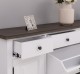 Comoda hol cu 2+2 usi, 4 sertare, blat stejar de la Rustic Butique PS472 - Culoare Top_P058 - Culoare Corp_P004 - DUBLU COLOR