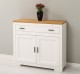 Comoda cu 2 usi si 1 sertar Pure, sertar pe sina metalica de la Rustic Butique PS637 - Culoare Top_P082 - Culoare Corp_P039 - DUBLU COLOR