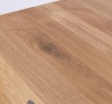 Dulap bucatarie cu 2 usi, 2 sertare, blat stejar de la Rustic Butique PS373 - Culoare Top_P089 - Culoare Corp_P002 - DUBLU COLOR