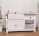 Corp bucatarie pentru chiuveta dubla - chiuveta nu este inclusa in pret de la Rustic Butique PS599 - Top Culoare_P037 - Corp Culoare_P004 - DUBLU COLOR