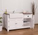 Corp bucatarie pentru chiuveta dubla - chiuveta nu este inclusa in pret de la Rustic Butique PS599 - Top Culoare_P037 - Corp Culoare_P004 - DUBLU COLOR
