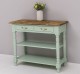 Consola de perete cu picioare strunjite, doua rafturi si doua sertare de la Rustic Butique PS708 - Culoare Top_P064 - Culoare Corp_P092 - DUBLU COLOR