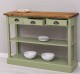 Consola cu 3 sertare si 1 polita de la Rustic Butique PS513 - Culoare Top_P064 - Culoare Corp_P054 - DUBLU COLOR