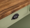Consola cu 3 sertare si 1 polita de la Rustic Butique PS513 - Culoare Top_P064 - Culoare Corp_P054 - DUBLU COLOR