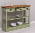 Consola cu 3 sertare si 1 polita de la Rustic Butique PS513 - Culoare Top_P064 - Culoare Corp_P054 - DUBLU COLOR