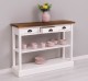 Consola cu 3 sertare si 1 polita de la Rustic Butique PS513 - Culoare Top_P064 - Culoare Corp_P030++P039A - TRIPLU COLOR