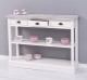 Consola cu 3 sertare si 1 polita de la Rustic Butique PS513 - Culoare Top_P067 - Culoare Corp_P015 - DUBLU COLOR