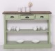 Consola cu 3 sertare si 1 polita de la Rustic Butique PS513 - Culoare Top_P066 - Culoare Corp_P054 - DUBLU COLOR