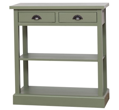 Consola cu 2 sertare, 1 polita de la Rustic Butique PS514 - Culoare_P038 - VOPSIT