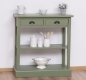 Consola cu 2 sertare, 1 polita de la Rustic Butique PS514 - Culoare_P038 - VOPSIT