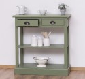Consola cu 2 sertare, 1 polita de la Rustic Butique PS514 - Culoare_P038 - VOPSIT