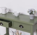 Consola cu 2 sertare, 1 polita de la Rustic Butique PS514 - Culoare_P038 - VOPSIT