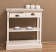 Consola cu 2 sertare, 1 polita de la Rustic Butique PS514 - Culoare Top_P067 - Culoare Corp_P015 - DUBLU COLOR