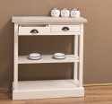 Consola cu 2 sertare, 1 polita de la Rustic Butique PS514 - Culoare Top_P067 - Culoare Corp_P015 - DUBLU COLOR