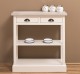 Consola cu 2 sertare, 1 polita de la Rustic Butique PS514 - Culoare Top_P067 - Culoare Corp_P015 - DUBLU COLOR