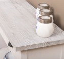 Consola cu 2 sertare, 1 polita de la Rustic Butique PS514 - Culoare Top_P067 - Culoare Corp_P015 - DUBLU COLOR