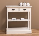 Consola cu 2 sertare, 1 polita de la Rustic Butique PS514 - Culoare Top_P067 - Culoare Corp_P015 - DUBLU COLOR
