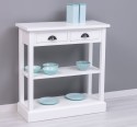 Consola cu 2 sertare, 1 polita de la Rustic Butique PS514 - Culoare_P004 - VOPSIT